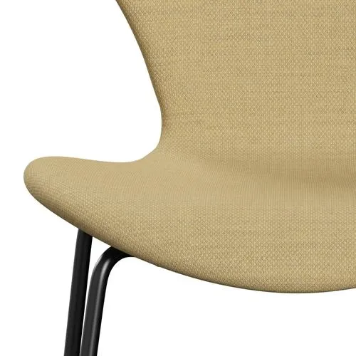 Fritz Hansen Series 7™ Chair Full Upholstery, Black/Fiord Fine Yellow