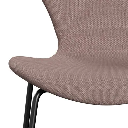 Fritz Hansen Series 7™ Chair Full Upholstery, Black/Fiord Pink/Tan