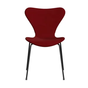 Fritz Hansen Series 7™ Chair Full Upholstery, Black/Hallingdal Red (Hal657)