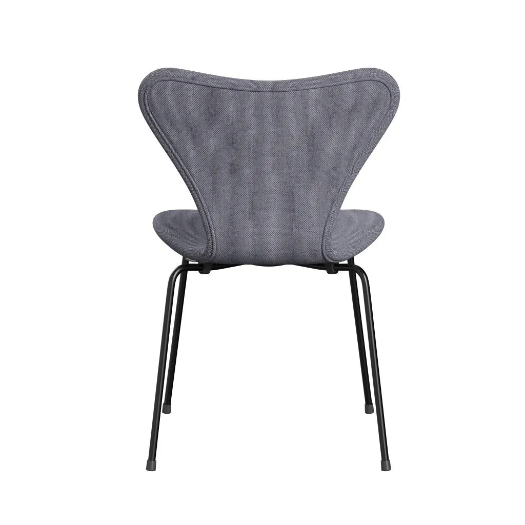 Fritz Hansen Series 7™ Chair Full Upholstery, Black/Re Wool Lavender/Natural