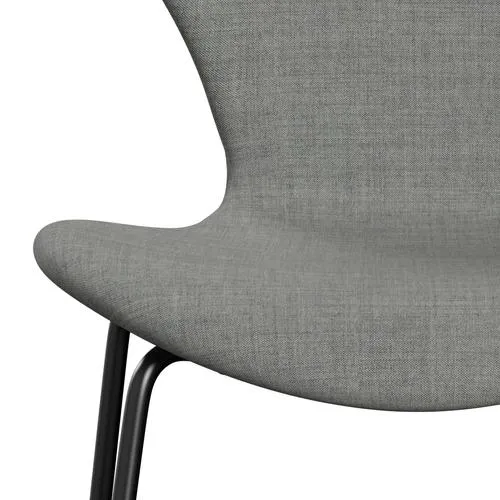Fritz Hansen Series 7™ Chair Full Upholstery, Black/Remix Light Grey