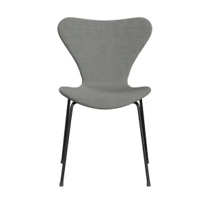 Fritz Hansen Series 7™ Chair Full Upholstery, Black/Remix Light Grey