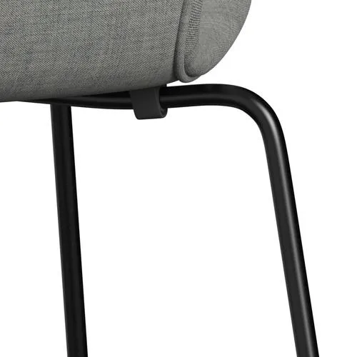Fritz Hansen Series 7™ Chair Full Upholstery, Black/Remix Light Grey