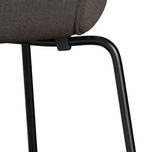 Fritz Hansen Series 7™ Chair Full Upholstery, Black/Remix Rust Blue