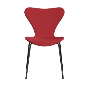 Fritz Hansen Series 7™ Chair Full Upholstery, Black/Steelcut Trio Red