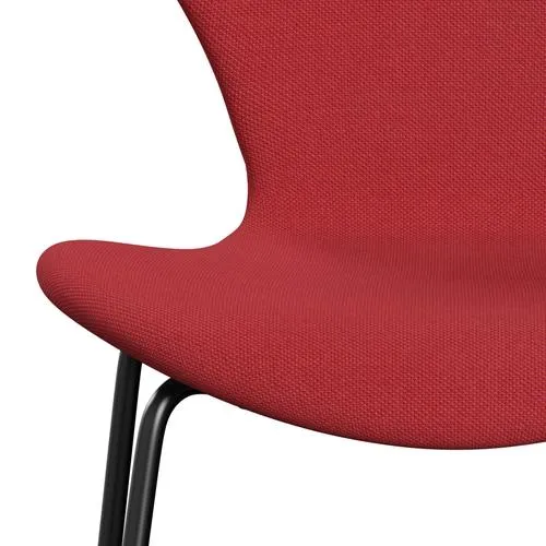 Fritz Hansen Series 7™ Chair Full Upholstery, Black/Steelcut Trio Red