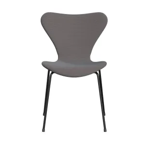 Fritz Hansen Series 7™ Chair Full Upholstery, Black/Steelcut Trio Soft Blue/Brown/Black