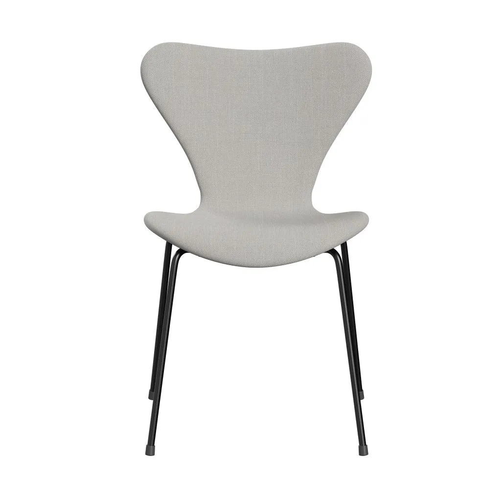 Fritz Hansen Series 7™ Chair Full Upholstery, Black/Sunniva 2 Canvas Natural