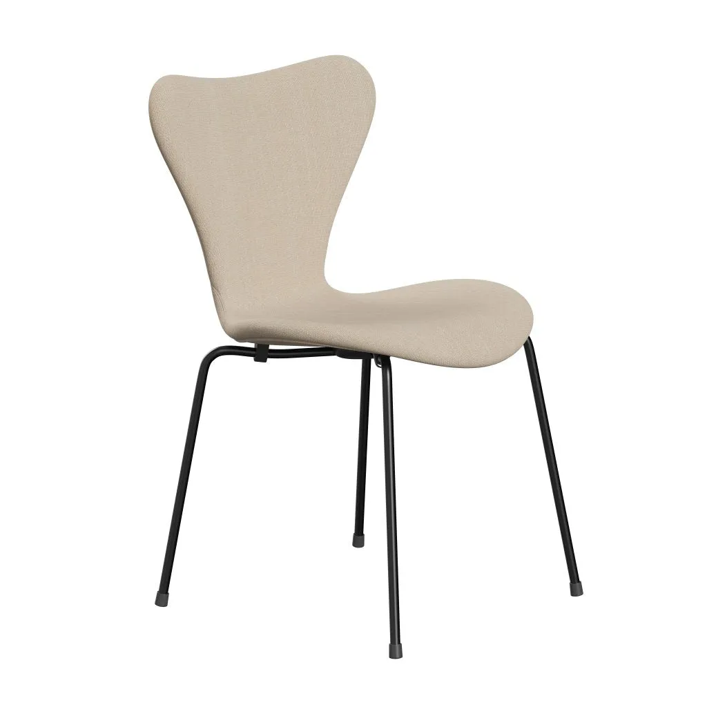 Fritz Hansen Series 7™ Chair Full Upholstery, Black/Sunniva 2 Cream/Sand
