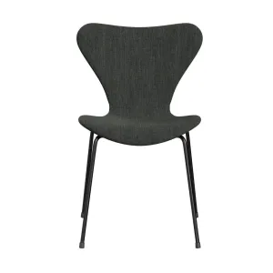 Fritz Hansen Series 7™ Chair Full Upholstery, Black/Sunniva 2 Light Grey/Dark Grey