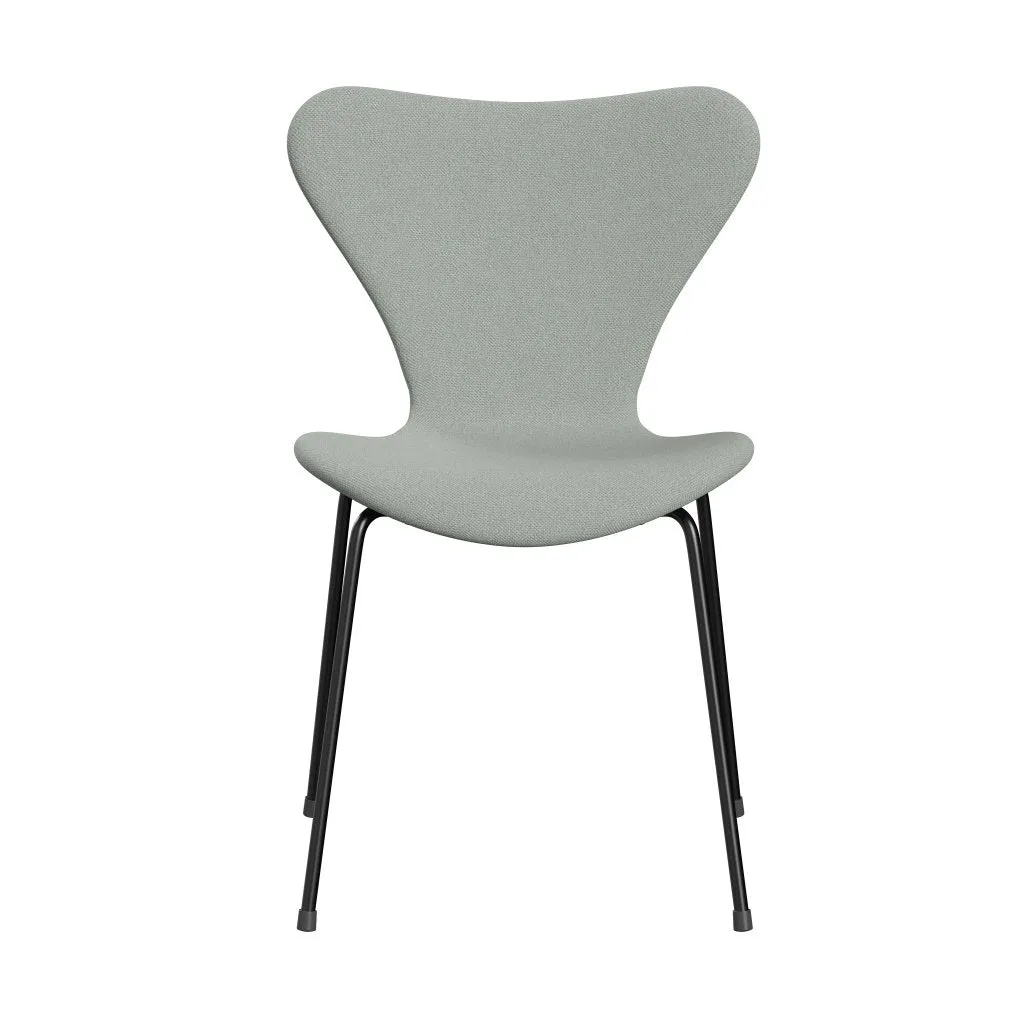 Fritz Hansen Series 7™ Chair Full Upholstery, Black/Sunniva 2 Mint Green