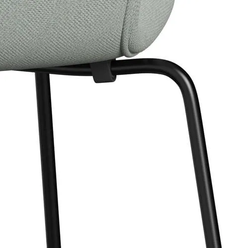 Fritz Hansen Series 7™ Chair Full Upholstery, Black/Sunniva 2 Mint Green