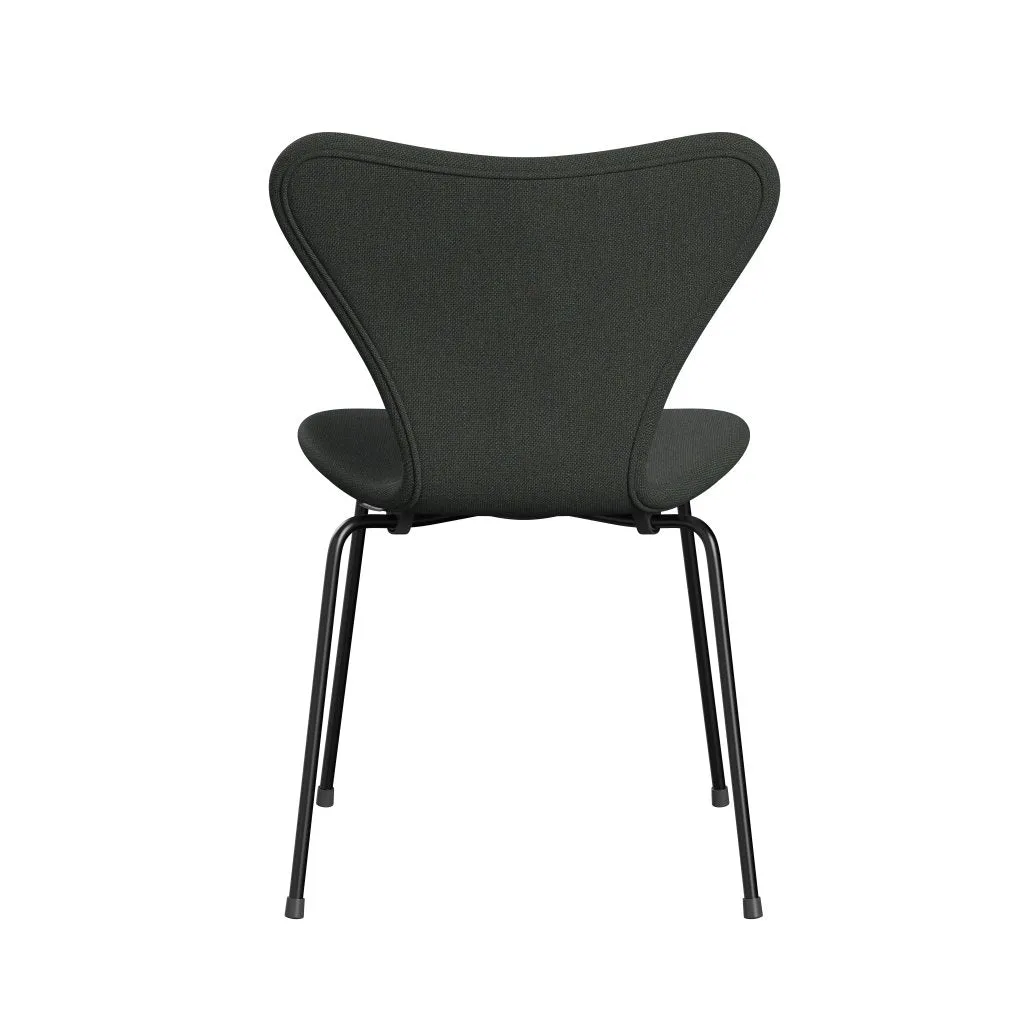 Fritz Hansen Series 7™ Chair Full Upholstery, Black/Sunniva 2 Navy/Olive
