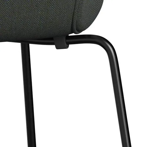 Fritz Hansen Series 7™ Chair Full Upholstery, Black/Sunniva 2 Navy/Olive