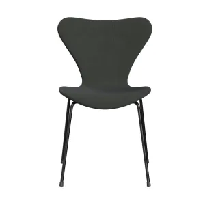 Fritz Hansen Series 7™ Chair Full Upholstery, Black/Sunniva 2 Navy/Olive