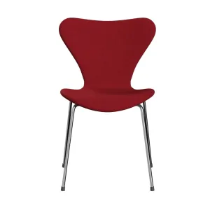 Fritz Hansen Series 7™ Chair Full Upholstery, Chrome/Tonus Light Bordeaux