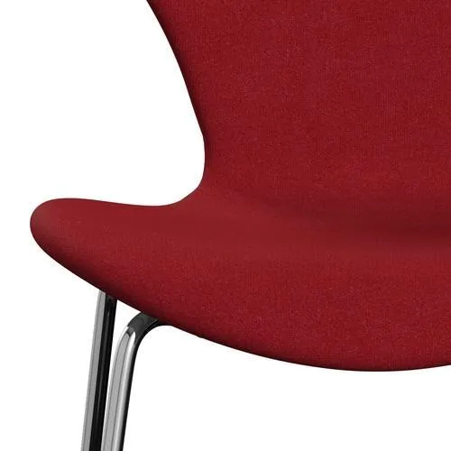 Fritz Hansen Series 7™ Chair Full Upholstery, Chrome/Tonus Light Bordeaux