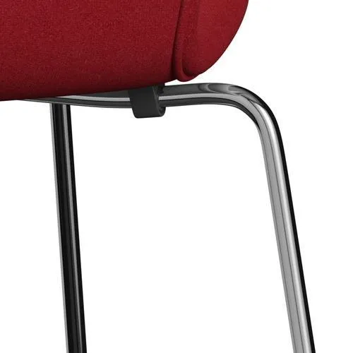 Fritz Hansen Series 7™ Chair Full Upholstery, Chrome/Tonus Light Bordeaux