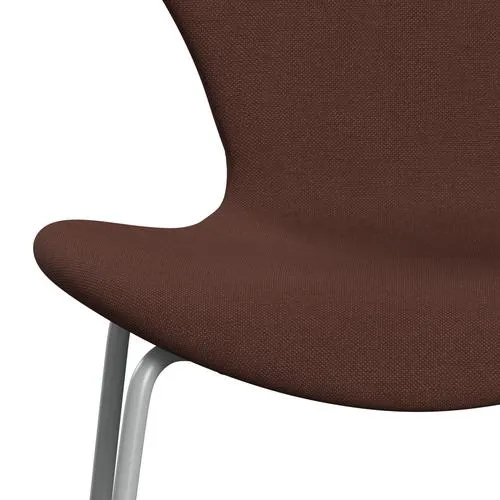 Fritz Hansen Series 7™ Chair Full Upholstery, Nine Grey/Christianshavn Orange Dark