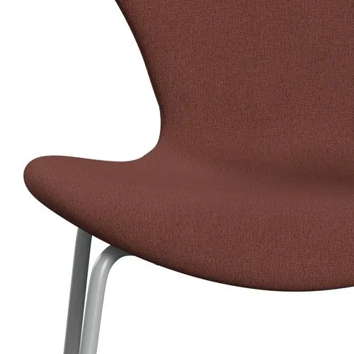 Fritz Hansen Series 7™ Chair Full Upholstery, Nine Grey/Christianshavn Orange