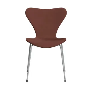 Fritz Hansen Series 7™ Chair Full Upholstery, Nine Grey/Christianshavn Orange