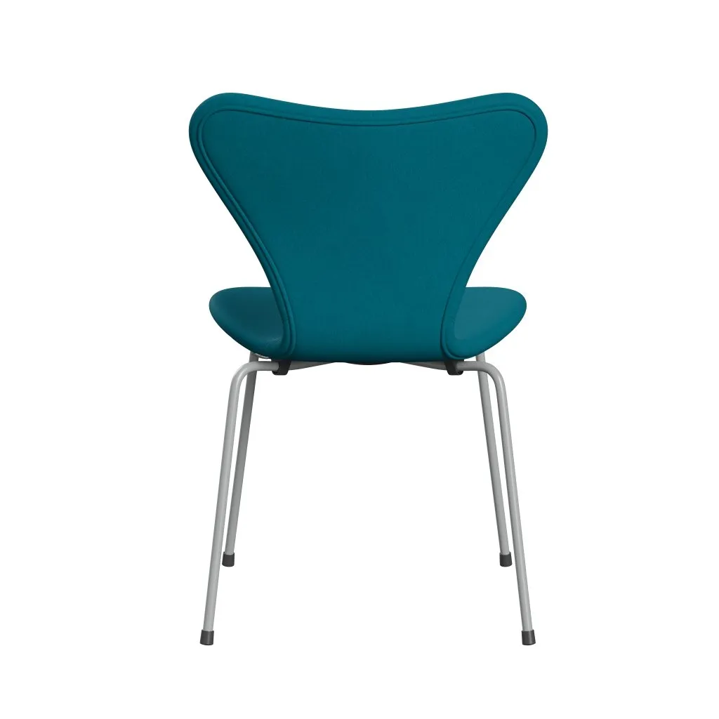 Fritz Hansen Series 7™ Chair Full Upholstery, Nine Grey/Comfort Turquoise (C67002)