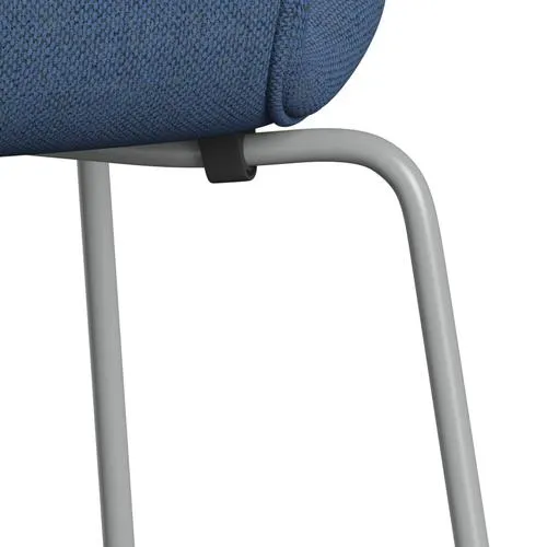 Fritz Hansen Series 7™ Chair Full Upholstery, Nine Grey/Re Wool Blue/Natural