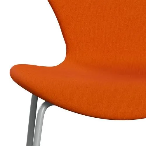 Fritz Hansen Series 7™ Chair Full Upholstery, Nine Grey/Tonus Light Orange