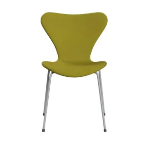 Fritz Hansen Series 7™ Chair Full Upholstery, Nine Grey/Tonus Lime Green