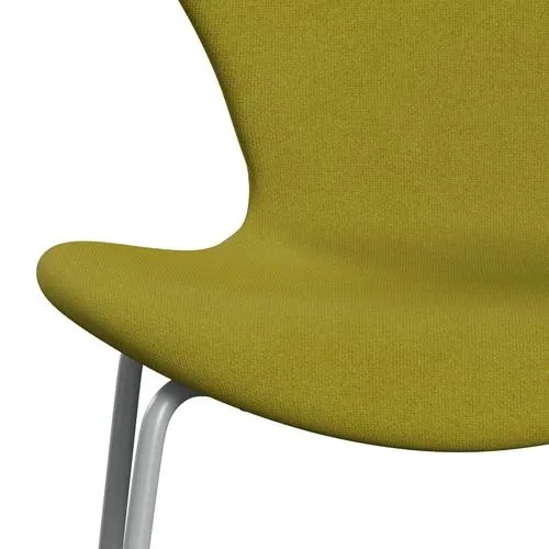 Fritz Hansen Series 7™ Chair Full Upholstery, Nine Grey/Tonus Lime Green