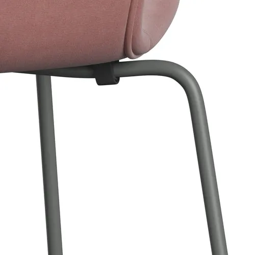 Fritz Hansen Series 7™ Chair Full Upholstery, Silver Grey/Belfast Velvet Misty Rose