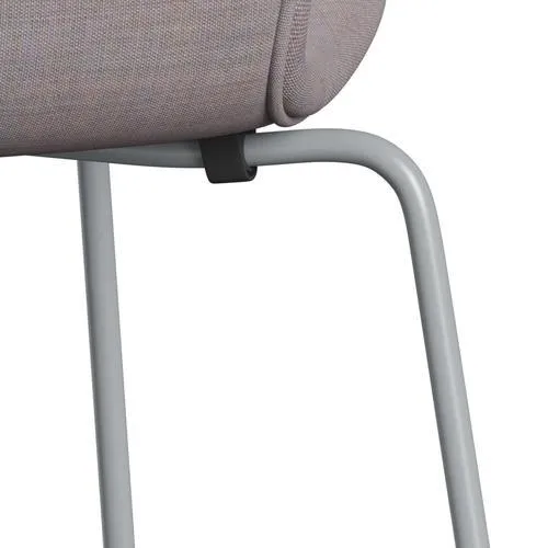 Fritz Hansen Series 7™ Chair Full Upholstery, Silver Grey/Canvas Cool Light Blue