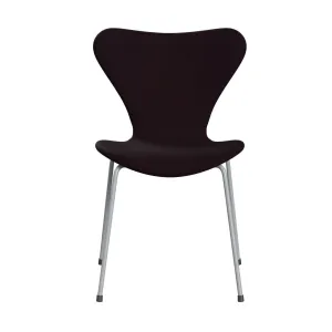 Fritz Hansen Series 7™ Chair Full Upholstery, Silver Grey/Canvas Ocean Violet