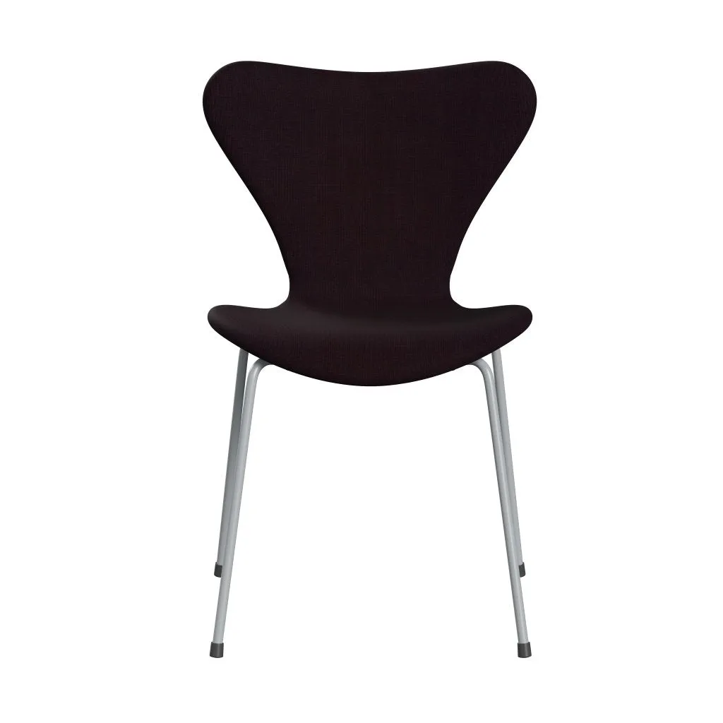 Fritz Hansen Series 7™ Chair Full Upholstery, Silver Grey/Canvas Ocean Violet
