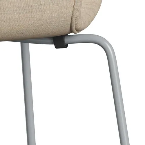 Fritz Hansen Series 7™ Chair Full Upholstery, Silver Grey/Canvas Sand Light