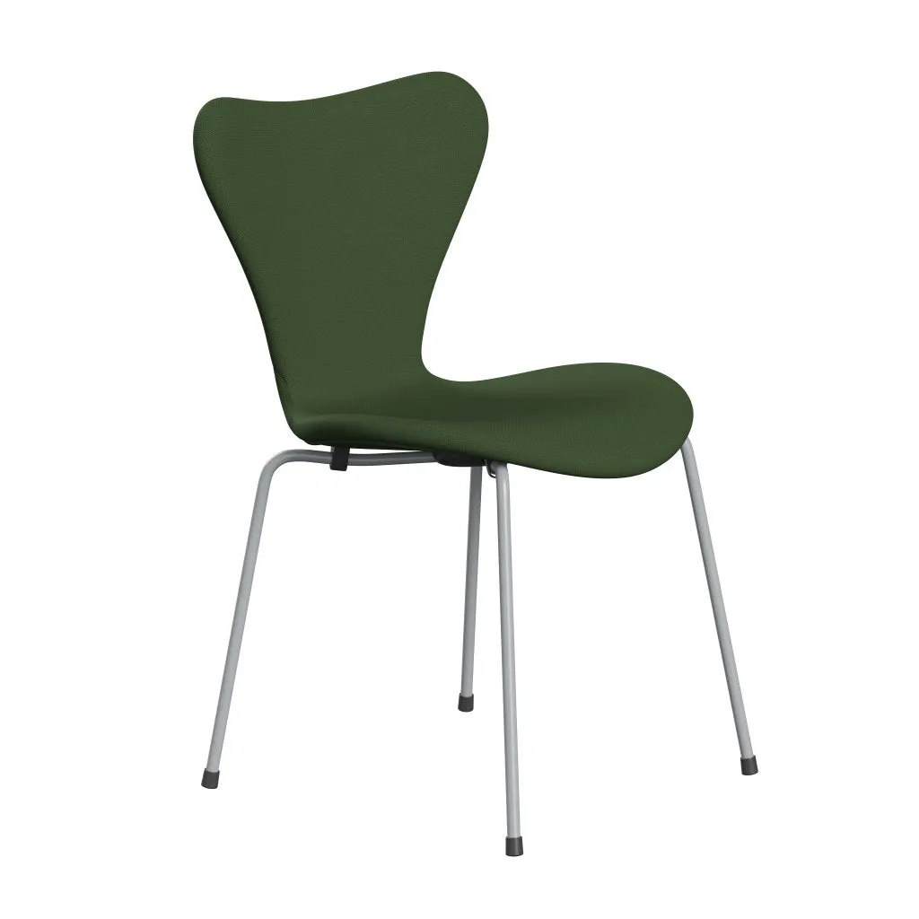 Fritz Hansen Series 7™ Chair Full Upholstery, Silver Grey/Capture Moss Green