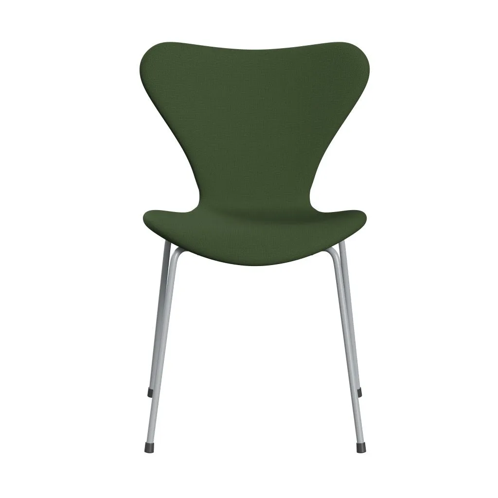 Fritz Hansen Series 7™ Chair Full Upholstery, Silver Grey/Capture Moss Green