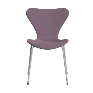 Fritz Hansen Series 7™ Chair Full Upholstery, Silver Grey/Capture Violet/Brown