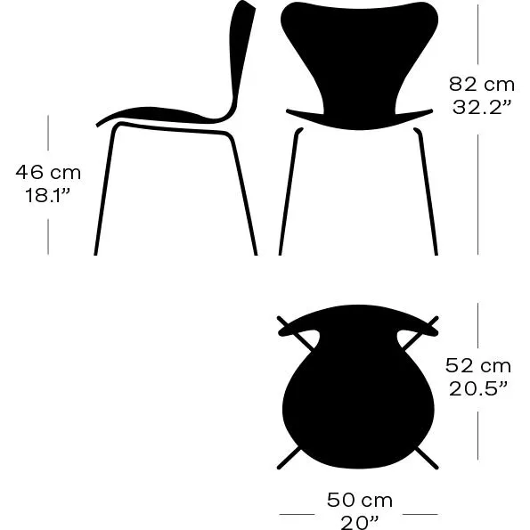 Fritz Hansen Series 7™ Chair Full Upholstery, Silver Grey/Comfort Green (C68011)