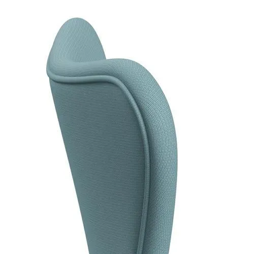 Fritz Hansen Series 7™ Chair Full Upholstery, Silver Grey/Fame Turquoise Light