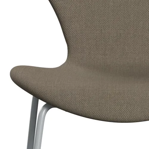 Fritz Hansen Series 7™ Chair Full Upholstery, Silver Grey/Fiord Brown/Stone