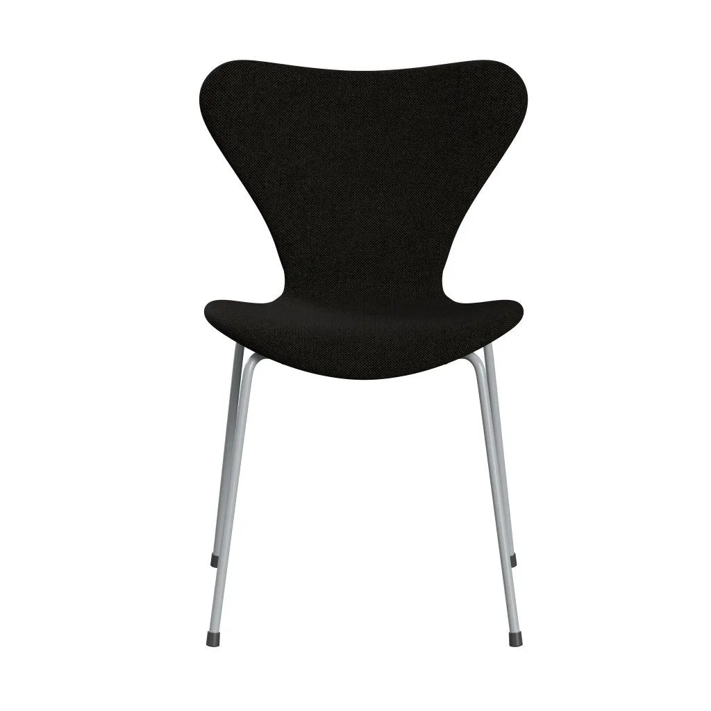 Fritz Hansen Series 7™ Chair Full Upholstery, Silver Grey/Hallingdal Black/Grey (Hal173)
