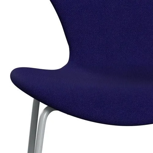 Fritz Hansen Series 7™ Chair Full Upholstery, Silver Grey/Hallingdal Violet Dark