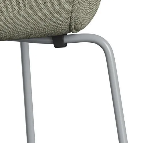 Fritz Hansen Series 7™ Chair Full Upholstery, Silver Grey/Re Wool Lime Green/Natural
