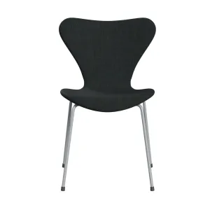 Fritz Hansen Series 7™ Chair Full Upholstery, Silver Grey/Remix Dark Blue Grey