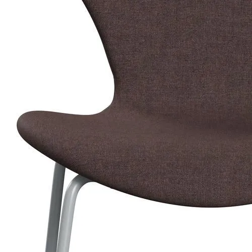 Fritz Hansen Series 7™ Chair Full Upholstery, Silver Grey/Remix Hazelnut