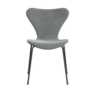Fritz Hansen Series 7™ Chair Full Upholstery, Warm Graphite/Belfast Velvet Seal Grey