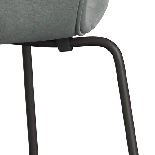 Fritz Hansen Series 7™ Chair Full Upholstery, Warm Graphite/Belfast Velvet Seal Grey