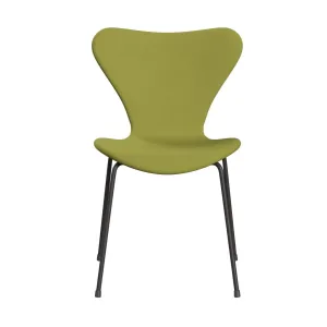 Fritz Hansen Series 7™ Chair Full Upholstery, Warm Graphite/Comfort Beige/Green