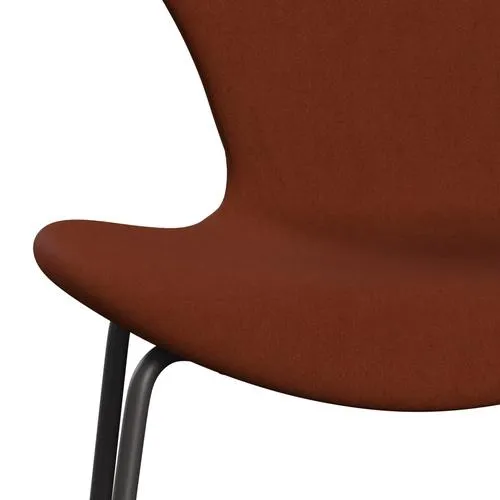 Fritz Hansen Series 7™ Chair Full Upholstery, Warm Graphite/Comfort Dark Red (C61018)